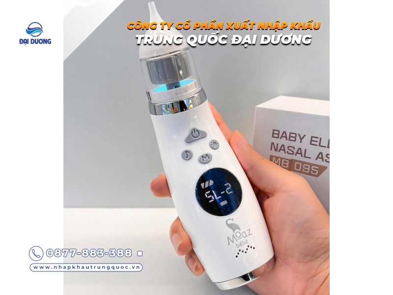 Nhập nguồn máy hút mũi cho bé uy tín từ Trung Quốc