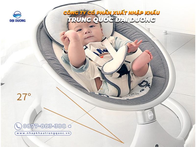 Nôi điện tự động cho bé từ Trung Quốc có nên nhập bán