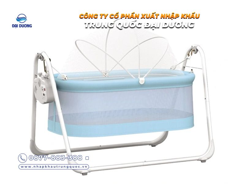 Nôi điện tự động cho bé từ Trung Quốc có nên nhập bán