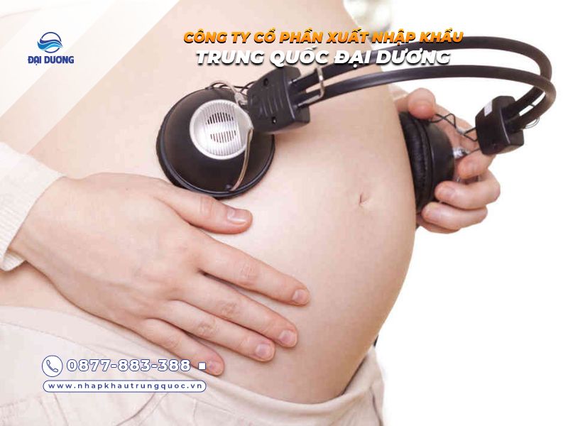 Tai nghe thai giáo cho mẹ bầu gen Z từ Trung Quốc 