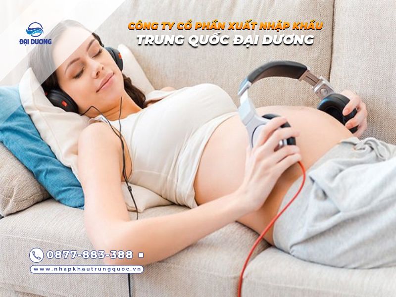 Tai nghe thai giáo cho mẹ bầu gen Z từ Trung Quốc 