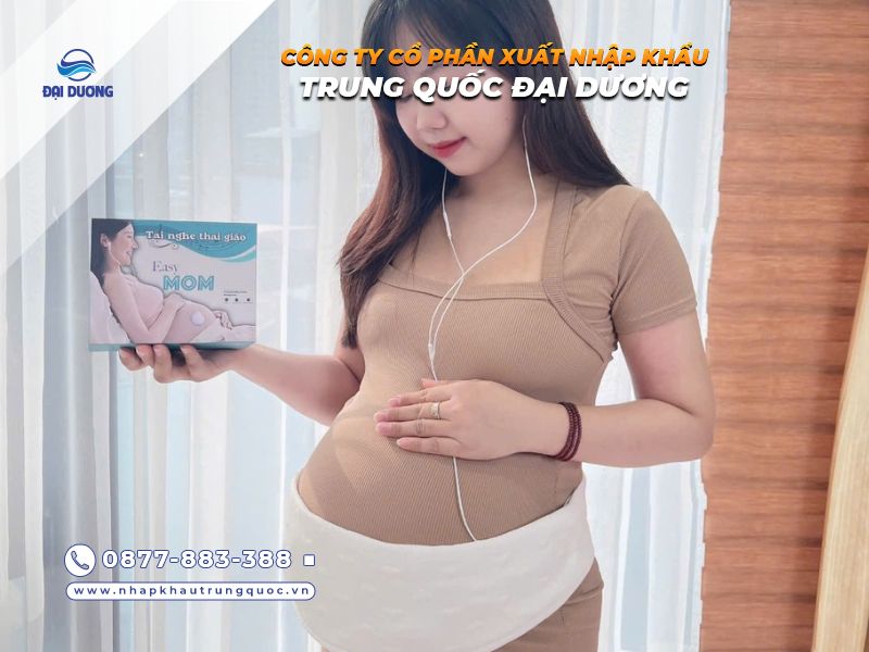 Tai nghe thai giáo cho mẹ bầu gen Z từ Trung Quốc 