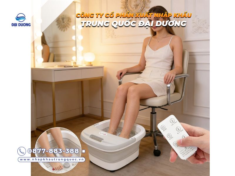 Dùng bồn ngâm chân hồng ngoại từ Trung Quốc có hiệu quả
