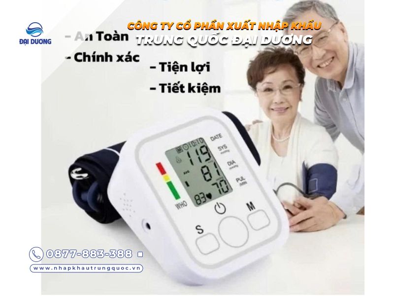 Máy đo huyết áp từ Trung Quốc có chất lượng