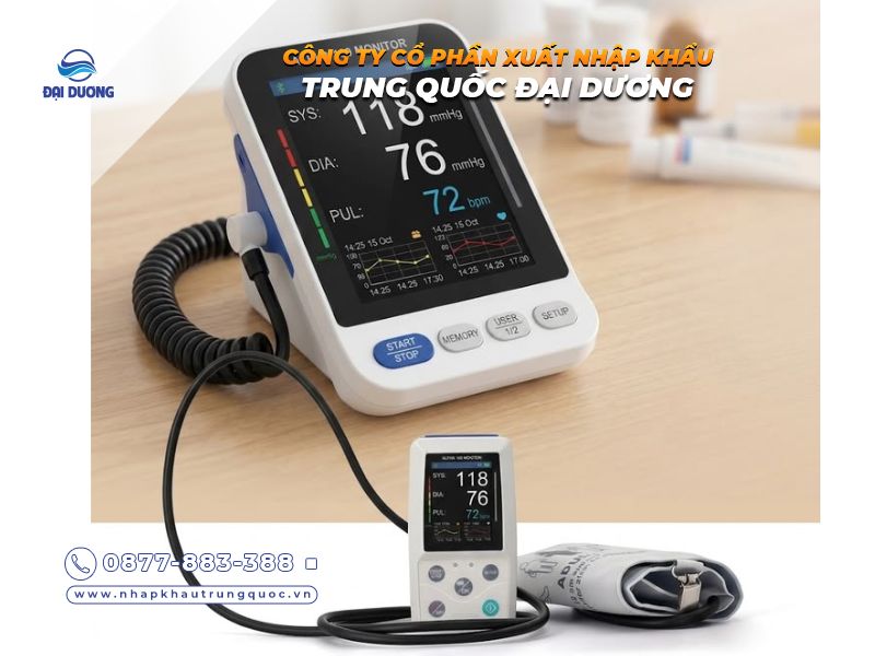 Máy đo huyết áp từ Trung Quốc có chất lượng