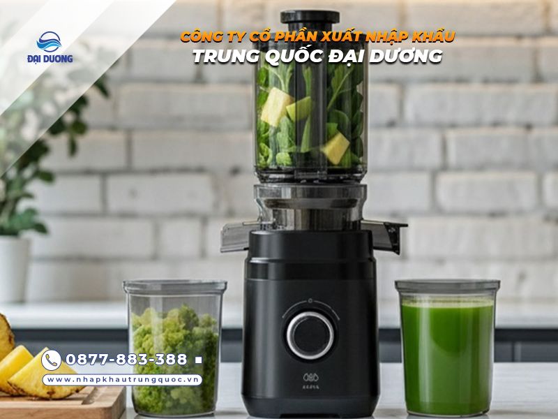 Nhập máy ép chậm từ Trung Quốc về kinh doanh có hiệu quả không 