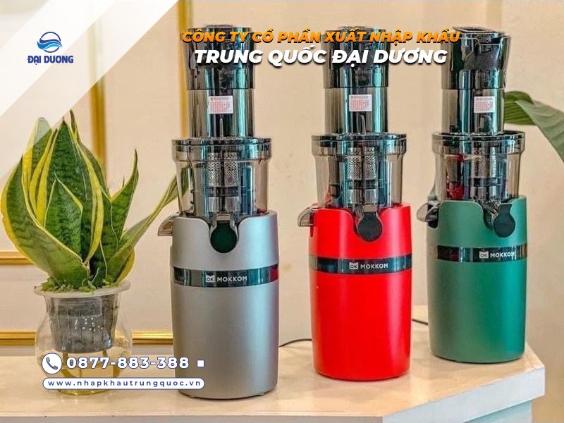 Nhập máy ép chậm từ Trung Quốc về kinh doanh có hiệu quả không 