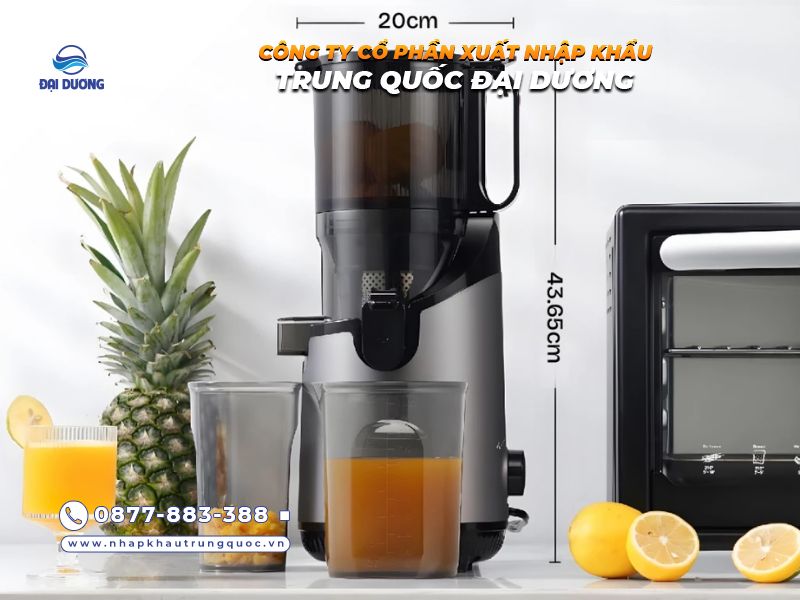 Nhập máy ép chậm từ Trung Quốc về kinh doanh có hiệu quả không 