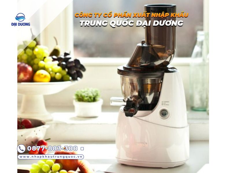 Nhập máy ép chậm từ Trung Quốc về kinh doanh có hiệu quả không 