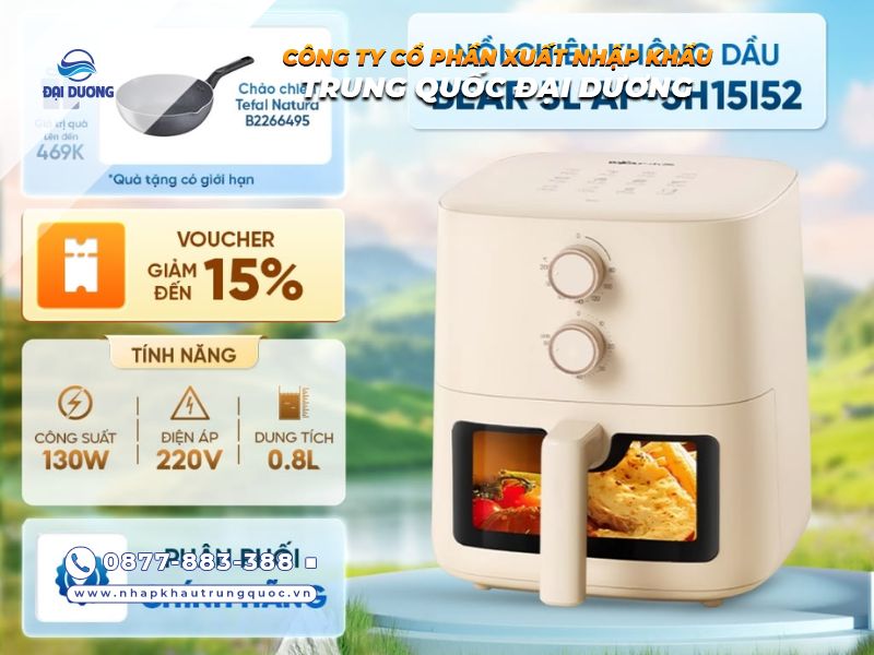 Nồi chiên không dầu Trung Quốc có chất lượng