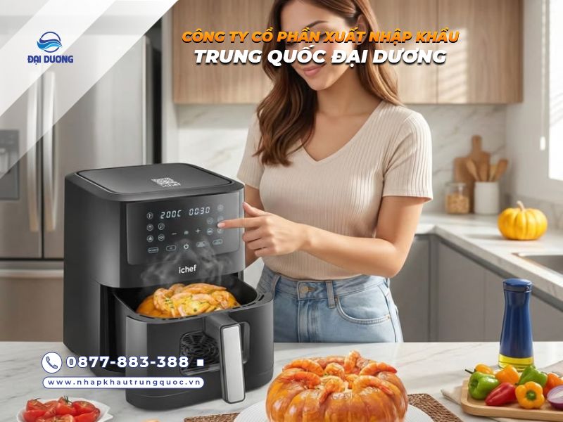 Nồi chiên không dầu Trung Quốc có chất lượng 