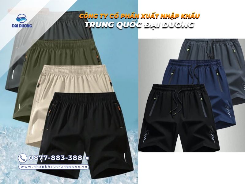 Kinh doanh quần short nam từ Trung Quốc (1)