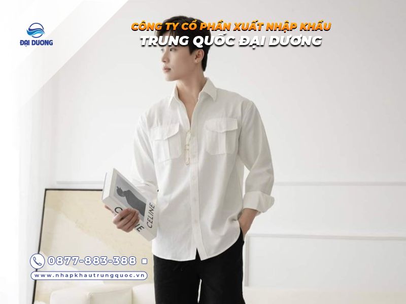 Lựa chọn Áo sơ mi vải Linen nam từ Trung Quốc (2)