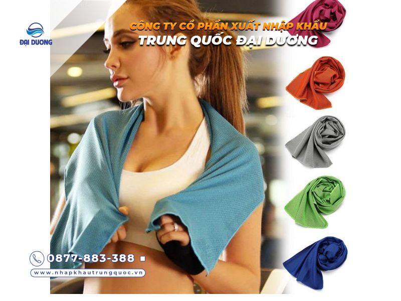 Nguồn khăn lạnh thể thao uy tín từ Trung Quốc 