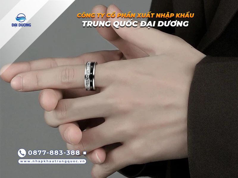 Phụ kiện nhẫn bạc nam từ Trung Quốc hottrend (19)