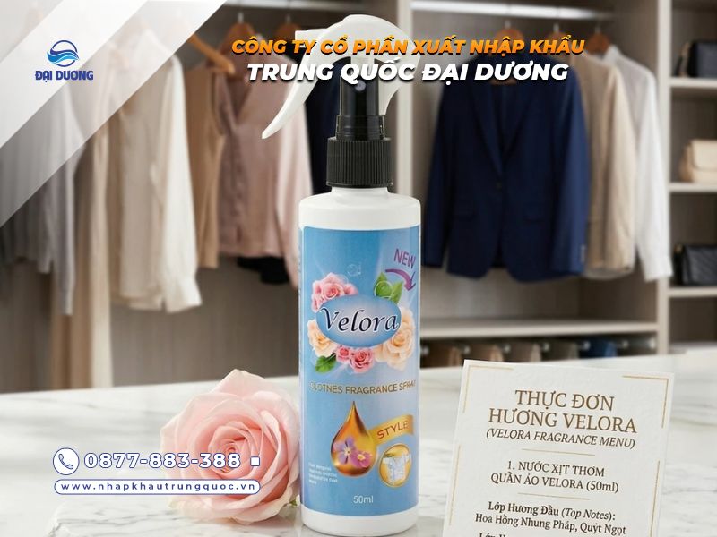Xịt thơm quần áo nam uy tín từ Trung Quốc