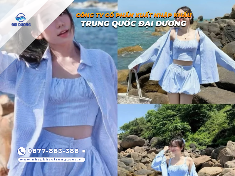 Bộ đồ đi biển nữ nhập hàng từ Trung Quốc 
