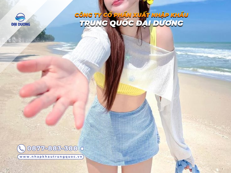 Bộ đồ đi biển nữ nhập hàng từ Trung Quốc 