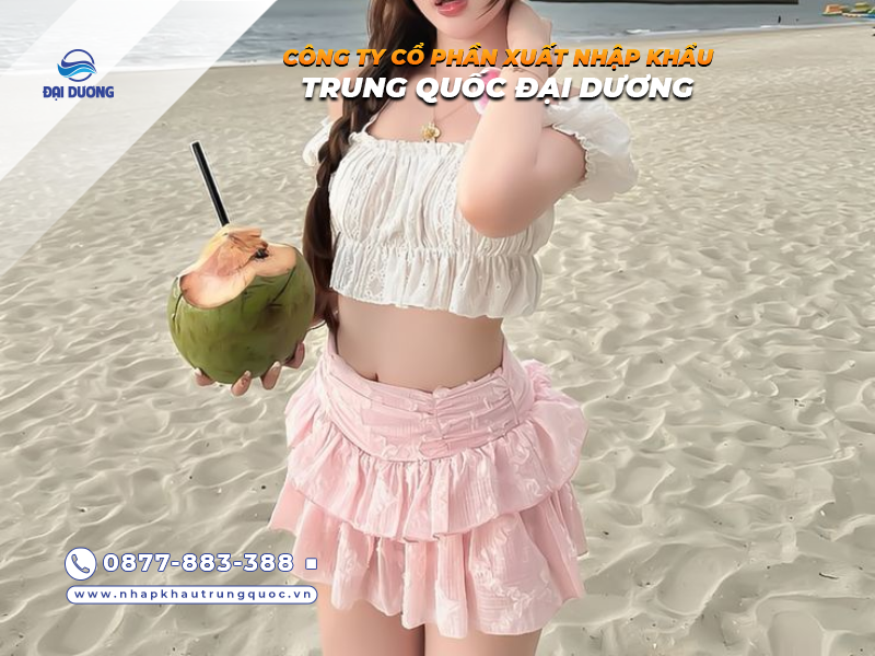 Bộ đồ đi biển nữ nhập hàng từ Trung Quốc 