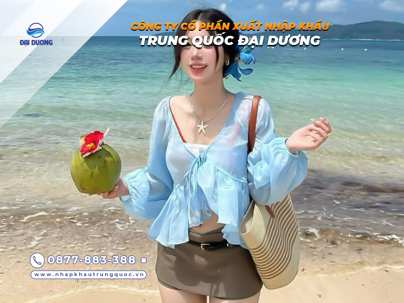 Bộ đồ đi biển nữ nhập hàng từ Trung Quốc 