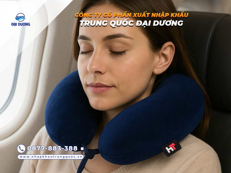 Gối chữ U đi du lịch nhập hàng từ Trung Quốc (5)