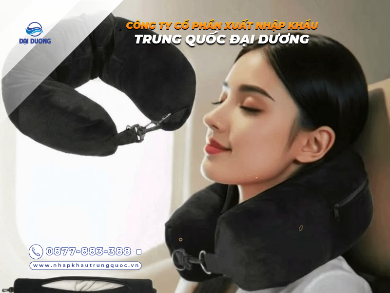 Gối chữ U đi du lịch nhập hàng từ Trung Quốc (7)