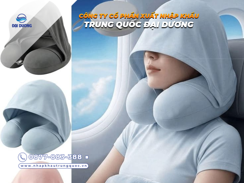Gối chữ U đi du lịch nhập hàng từ Trung Quốc (7)
