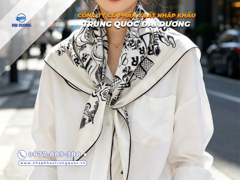 Khăn choàng cổ vuông nguồn hàng từ Trung Quốc (2)