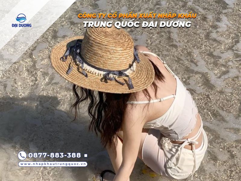 Mũ vành rộng nữ nhập khẩu từ Trung Quốc (3)