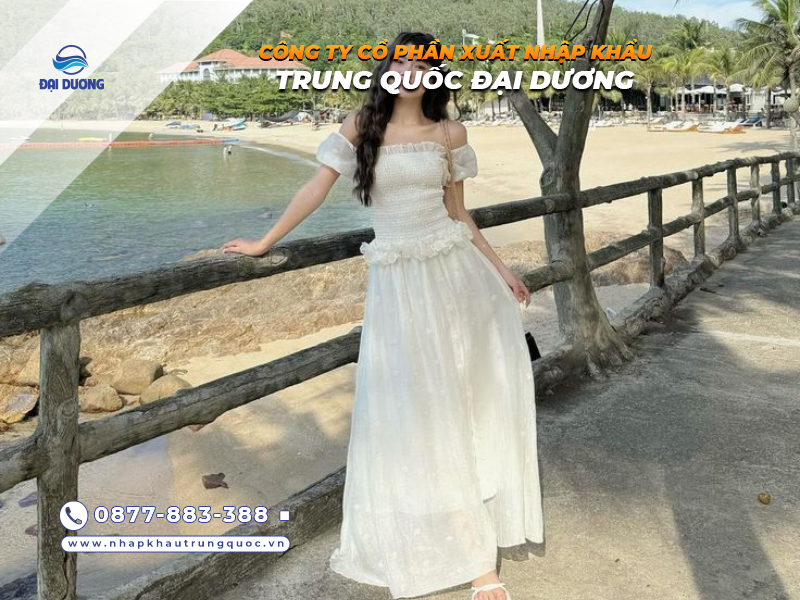 Nguồn hàng váy maxi dáng dài từ Trung Quốc