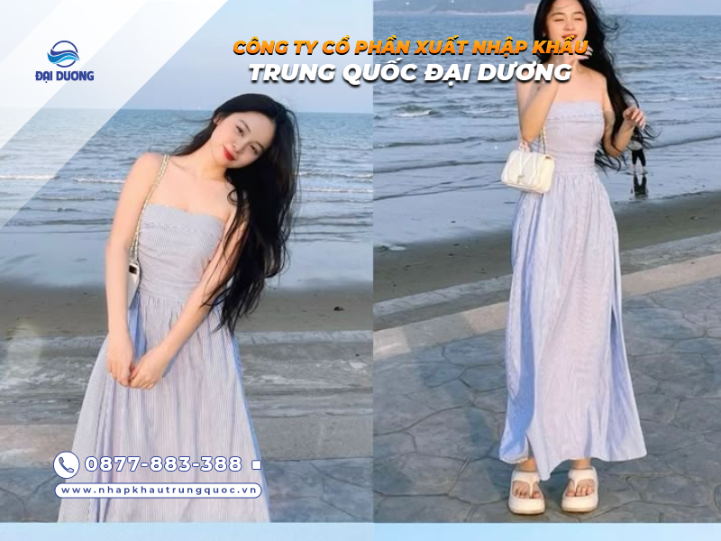 Nguồn hàng váy maxi dáng dài từ Trung Quốc