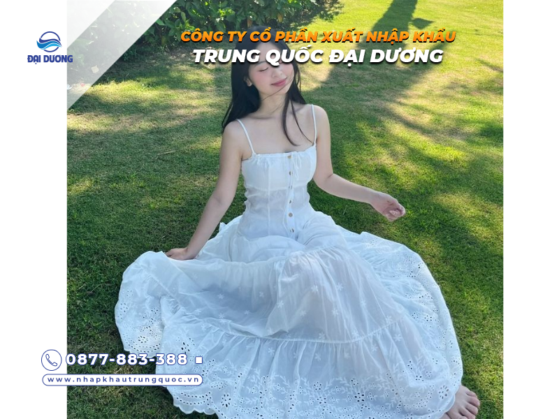 Nguồn hàng váy maxi dáng dài từ Trung Quốc