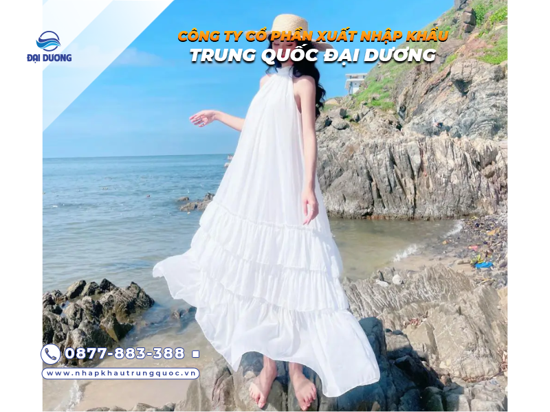 Nguồn hàng váy maxi dáng dài từ Trung Quốc