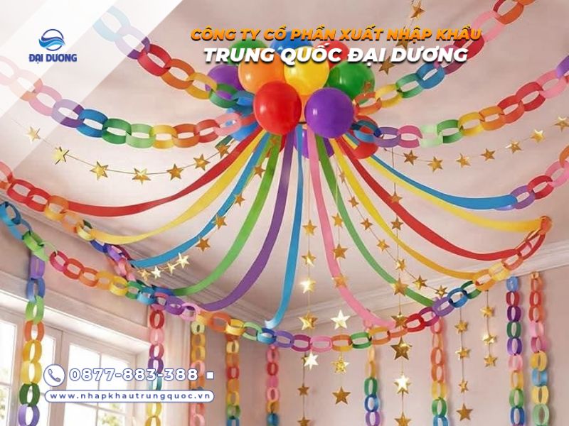 Dây cờ trang trí từ Trung Quốc có chất lượng 