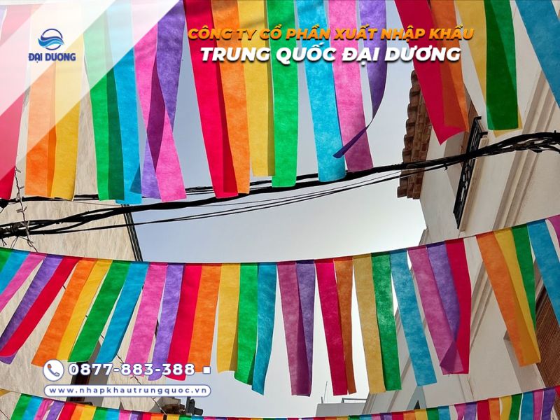 Dây cờ trang trí từ Trung Quốc có chất lượng 