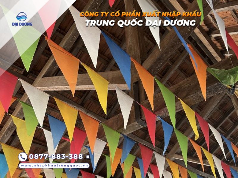 Dây cờ trang trí từ Trung Quốc có chất lượng 
