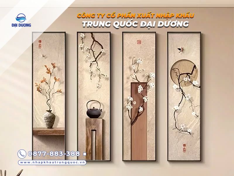 Nguồn nhập tranh treo tường Trung Quốc giá rẻ