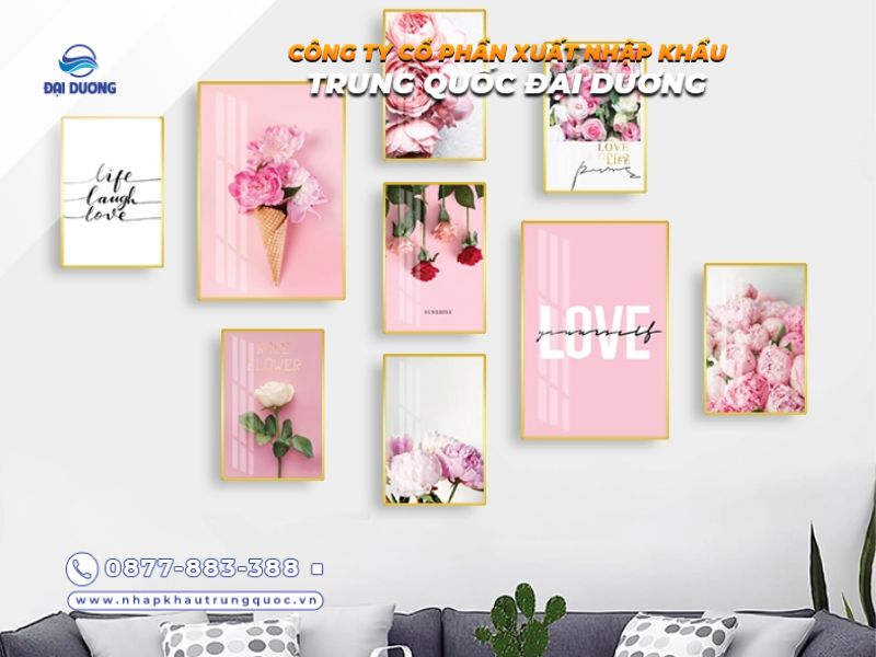 Nguồn nhập tranh treo tường Trung Quốc giá rẻ 