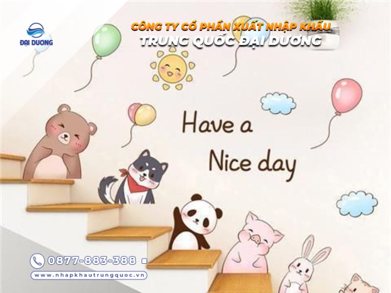 Những lưu ý khi mua decal dán tường Trung Quốc