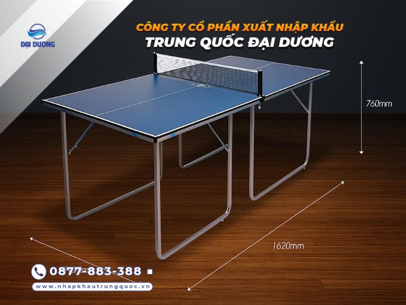 Bàn bóng bàn mini từ Trung Quốc về Việt Nam 