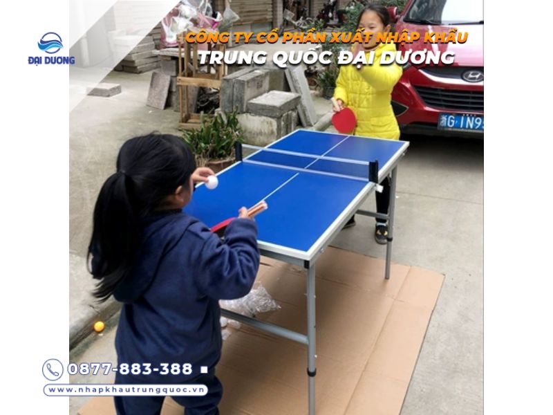 Bàn bóng bàn mini từ Trung Quốc về Việt Nam 