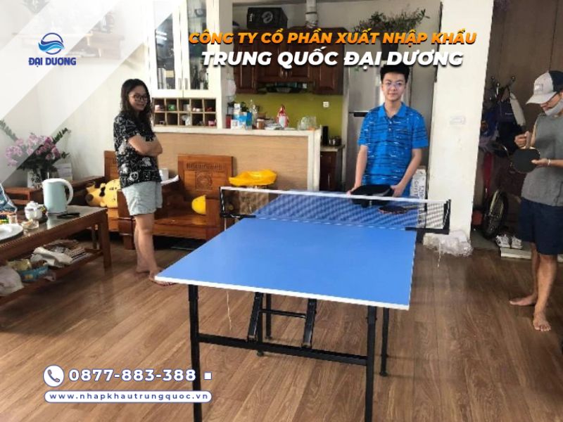 Bàn bóng bàn mini từ Trung Quốc về Việt Nam