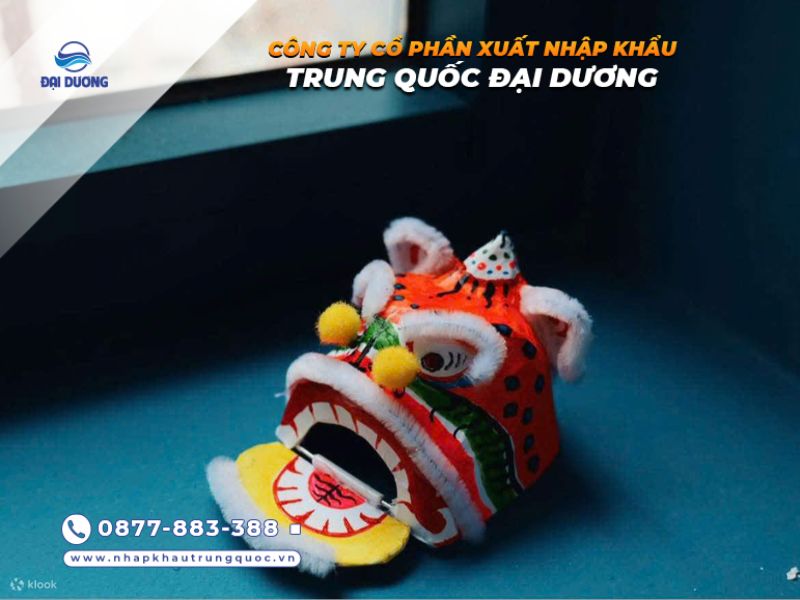 Các mẫu đầu lân mini hiện đại nhập hàng từ Trung Quốc (1)