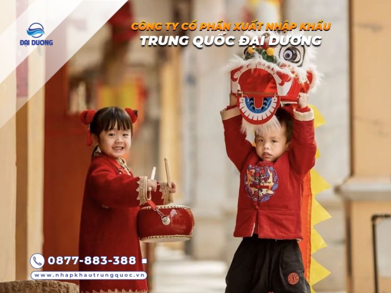 Các mẫu đầu lân mini hiện đại nhập hàng từ Trung Quốc