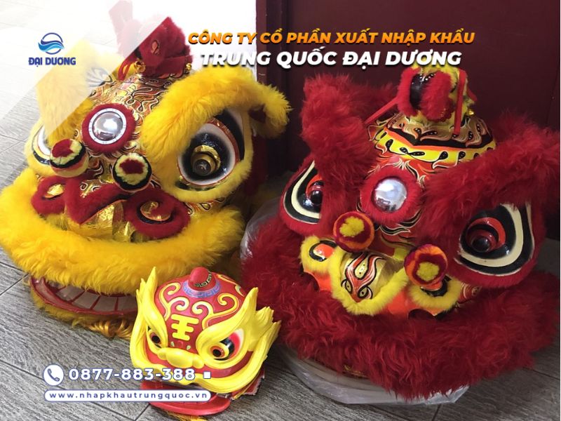Các mẫu đầu lân mini hiện đại nhập hàng từ Trung Quốc 