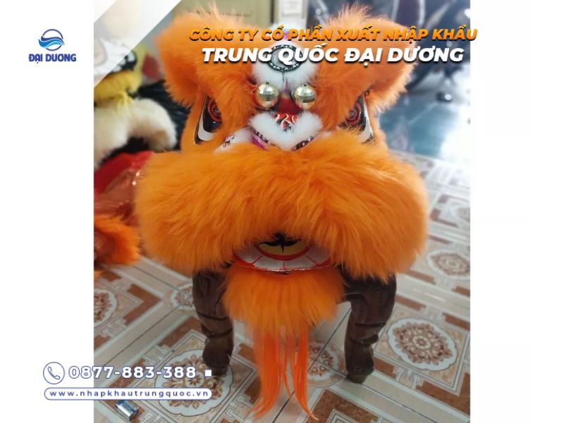 Các mẫu đầu lân mini hiện đại nhập hàng từ Trung Quốc