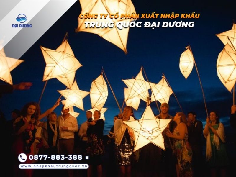Đèn ông sao Trung Thu đa dạng mẫu từ Trung Quốc