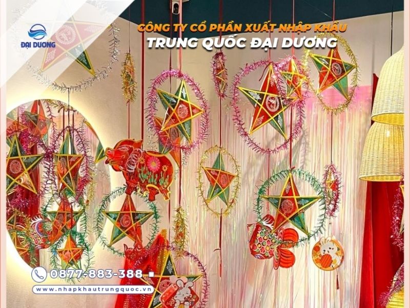 Đèn ông sao Trung Thu đa dạng mẫu từ Trung Quốc