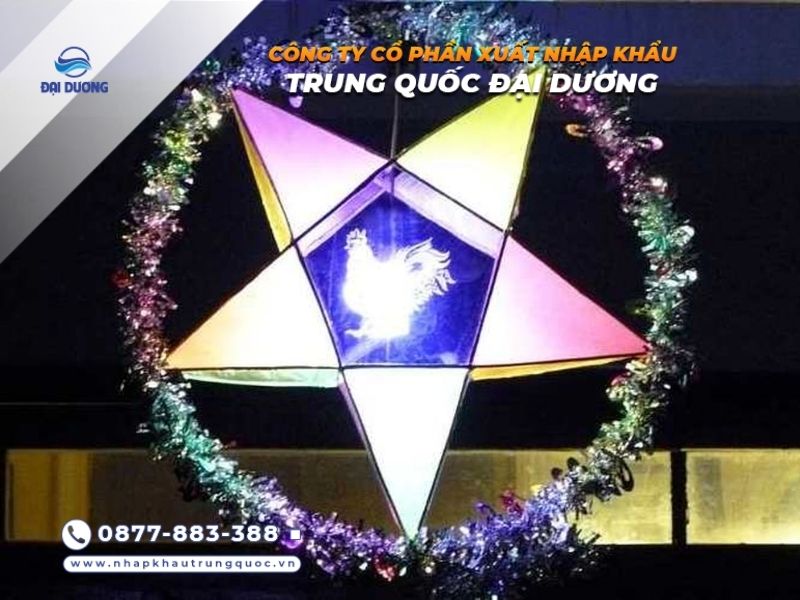 Đèn ông sao Trung Thu đa dạng mẫu từ Trung Quốc