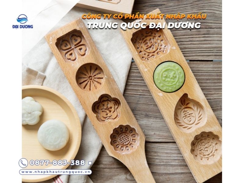 Khuôn làm bánh Trung Thu từ Trung Quốc đa dạng mẫu